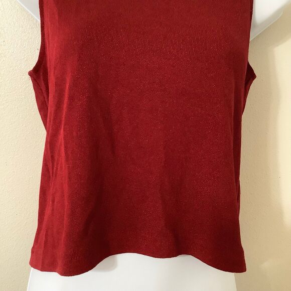 Vintage Y2K Party Rave Sparkly Knit Club Party Going Out Sleeveless Top S Fall - Picture 3 of 7